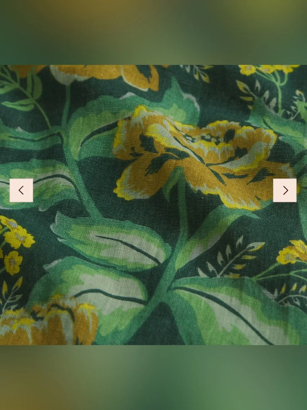Sage & Clare NWT Margot 100% Linen Flat Sheet - Forest Colorway - Queen